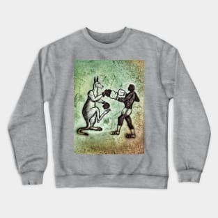 Boxing Kangaroo Crewneck Sweatshirt